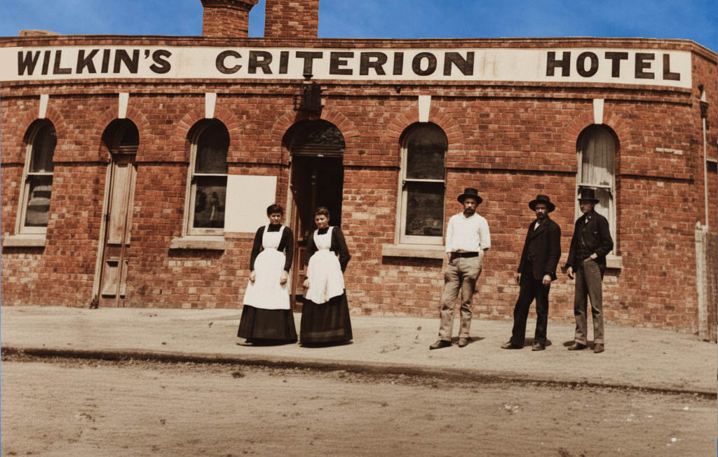 Echuca Club History Wilkins Criterion Hotel
